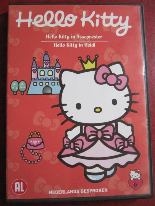 Hello Kitty in Assepoester & in Heidi, Cd's en Dvd's, Dvd's | Tekenfilms en Animatie, Zo goed als nieuw, Amerikaans, Tekenfilm