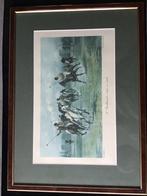 Engels tafereel in lijst, Antiek en Kunst, Ophalen of Verzenden