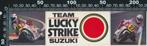 Sticker: Suzuki - Team Lucky Strike (2), Ophalen of Verzenden, Zo goed als nieuw, Auto of Motor