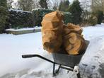 Droog Haardhout/Brandhout in handige grote netzakken, Minder dan 3 m³, Ophalen, Eikenhout, Blokken