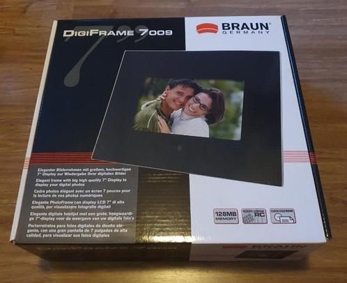 Braun Digiframe 7000, Audio, Tv en Foto, Fotografie | Digitale fotolijsten, Nieuw, Kleiner dan 8 inch, Afstandsbediening, Verzenden