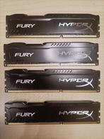 HyperX Fury DDR3 RAM - 4x8GB, Computers en Software, RAM geheugen, Gebruikt, 32 GB, Verzenden, DDR3