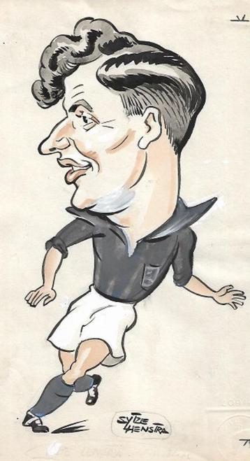 Sytze Henstra : originele voetbal karikaturen / tekeningen beschikbaar voor biedingen