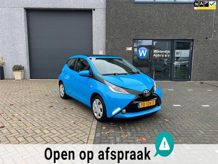 Toyota Aygo 1.0 VVT-i x-wave Cabrio, Achteruitrijcamera, NAP, Auto's, Toyota, Bedrijf, Te koop, Aygo, ABS, Achteruitrijcamera