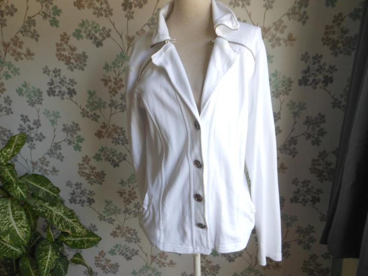 Mooi vest van ZOSO maat XL 100% katoen., Kleding | Dames, Truien en Vesten, Zo goed als nieuw, Maat 46/48 (XL) of groter, Wit