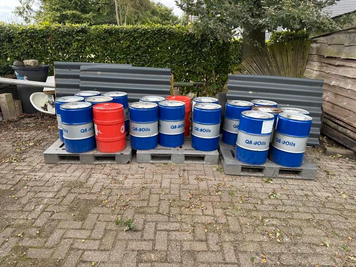 11 Lege Olievaten 60 Liter, Tuin en Terras, Vuurkorven, Ophalen