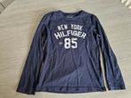 Longsleeve maat 128 Tommy Hilfiger donkerblauw, Gebruikt, Ophalen of Verzenden, Tommy Hilfiger, Shirt of Longsleeve