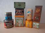 10 vintage blikken, Verzamelen, Blikken, Ophalen of Verzenden, Zo goed als nieuw, Koffie