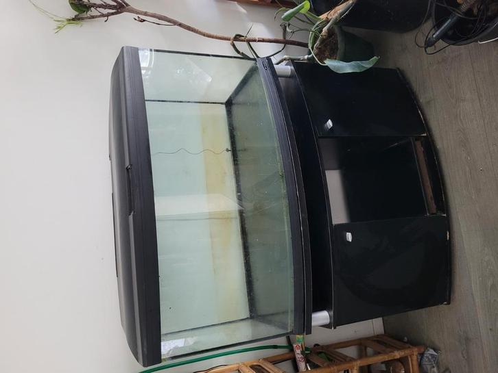 Aquarium met onderkast, Dieren en Toebehoren, Overige Dieren-accessoires, Gebruikt, Ophalen