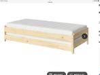 Stapelbare logeerbedden, Huis en Inrichting, Ophalen, Eenpersoons, Zo goed als nieuw, 80 cm