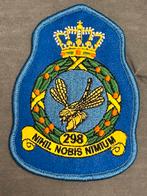 Kroon embleem klu 298 SQN, Verzamelen, Verzenden, Luchtmacht, Nederland, Embleem of Badge