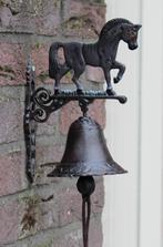 Gietijzeren deurbel paard DB187S, Robanjer, Draadloos, Nieuw, Ophalen of Verzenden