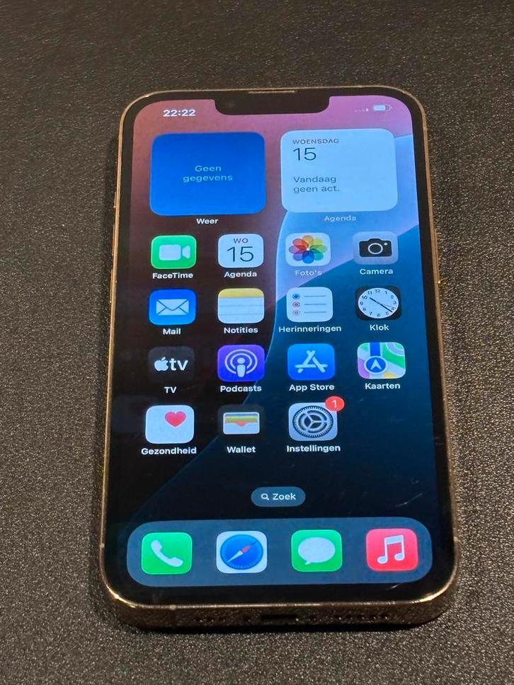 IPhone 13 Pro 128GB (Goud) 84% batterij, Telecommunicatie, Mobiele telefoons | Apple iPhone, Zo goed als nieuw, 128 GB, Zonder abonnement