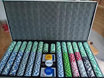 Pokerset 1000 chips