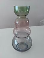 Prachtige design vaas gekleurd glas!, Huis en Inrichting, Woonaccessoires | Vazen, Gebruikt, Overige kleuren, Ophalen of Verzenden