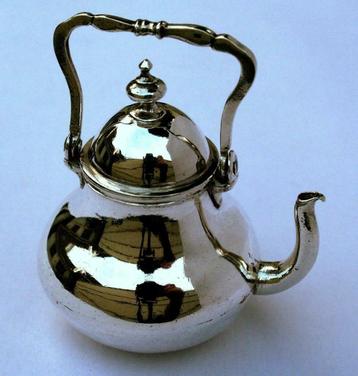 Antieke WATERKETEL zilver miniatuur Amsterdam 1739  beschikbaar voor biedingen