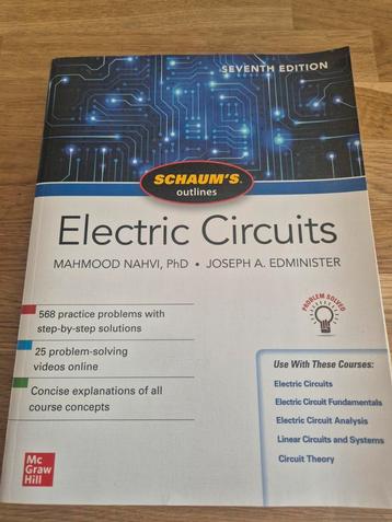 Schaum's Outline Of Electric Circuits 7e beschikbaar voor biedingen