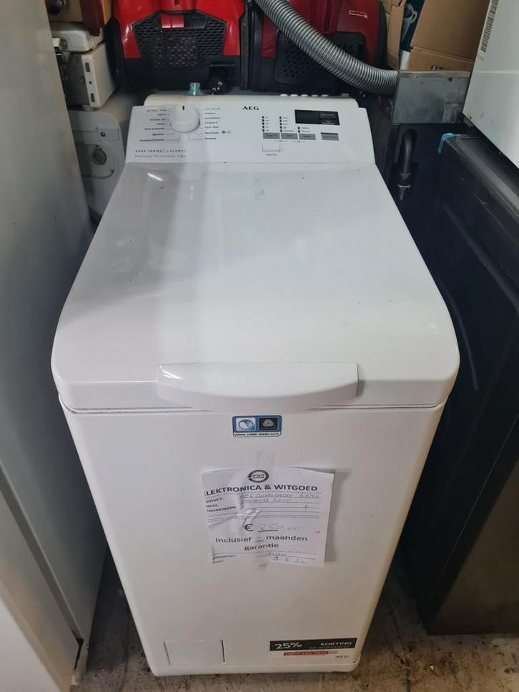 AEG Bovenlader Wasmachine - Goed Onderhouden!, Witgoed en Apparatuur, Wasmachines, Zo goed als nieuw, Bovenlader, 4 tot 6 kg, 85 tot 90 cm