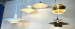 diverse vintage schalenlampen Scandinavisch design, Gebruikt, -, Ophalen of Verzenden, Metaal
