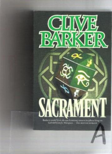Clive Barker- Sacrament- ongelezen beschikbaar voor biedingen