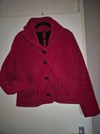 Boris korte schulpjas rood 46/48, Ophalen of Verzenden, Jas of Mantel, Gedragen, Rood