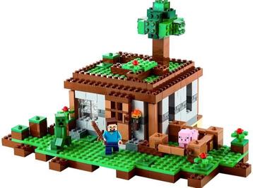 LEGO Minecraft #21115 "De Eerste Nacht" beschikbaar voor biedingen