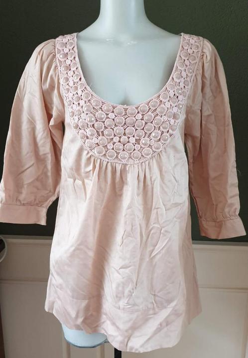 Saint Tropez roze tuniek S 36 top topje | Gratis Verzenden !, Kleding | Dames, Blouses en Tunieken, Zo goed als nieuw, Maat 36 (S)
