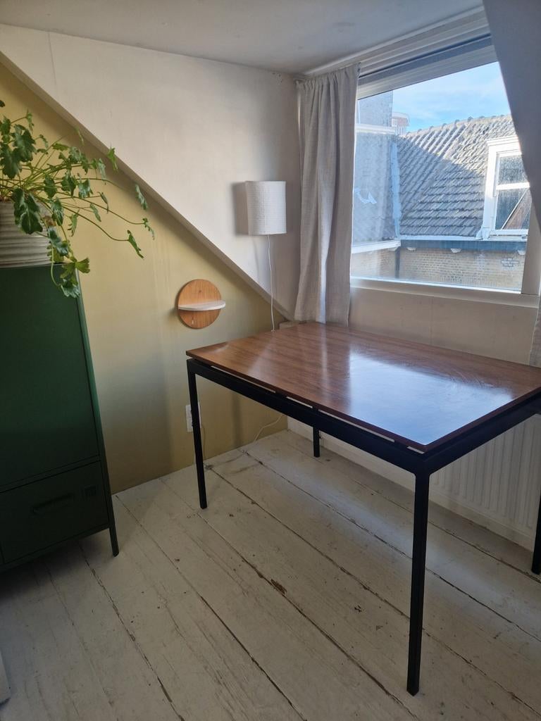 Vintage eettafel in de stijl van pastoe Cees Braakman, Huis en Inrichting, Tafels | Eettafels, Ophalen, Gebruikt, 100 tot 150 cm