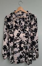 Norah Blouse Bloemenprint Maat 44, Zwart, Maat 42/44 (L), Ophalen of Verzenden, Zo goed als nieuw
