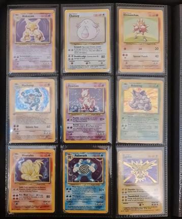 Pokemon Base Set kaarten + Ancient Mew beschikbaar voor biedingen