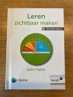 Leren Zichtbaar Maken - Beknopte Uitgave, Boeken, Ophalen of Verzenden, Zo goed als nieuw, HBO