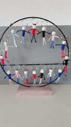 Gelukspoppetjes aan sleutelhanger, 9 cm, 6 kleuren, examen?, Verzamelen, Sleutelhangers, Ophalen of Verzenden, Nieuw, Knuffel of Figuurtje
