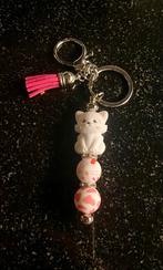 Schattige Kitten Sleutelhanger, Overige materialen, Wit, Nieuw, Ophalen of Verzenden