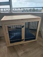 Houten honden bench, Dieren en Toebehoren, Hondenhokken, Ophalen, Gebruikt, 75 tot 110 cm, Hondenhok
