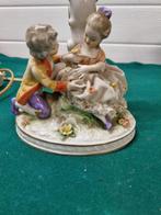 -	Tafellamp Dresden porselein met stel, Ophalen of Verzenden, 'T Olde Gre-j, Info@toldegrej.nl, Endepoelstraat 20f Didam