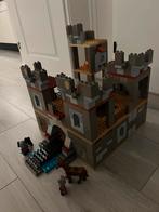 Unico kasteel met ridders en paarden (imitatie Duplo), Kinderen en Baby's, Speelgoed | Duplo en Lego, Ophalen of Verzenden, Zo goed als nieuw