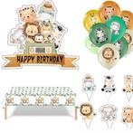 38-delige jungle animal party set, Versiering, Struikheide 64,3069lj, Verjaardag, Nieuw