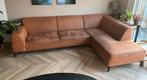 Hoekbank Cognac TEAB, Huis en Inrichting, Banken | Bankstellen, Ophalen, Overige materialen, 250 tot 300 cm, Gebruikt