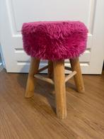 Leuk krukje roze pluche 41 cm hoog, Ophalen, Zo goed als nieuw, Hout