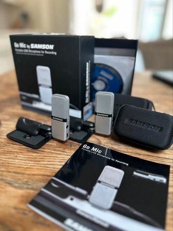2x Samson Go Mic - Portable USB Microphone met doos beschikbaar voor biedingen