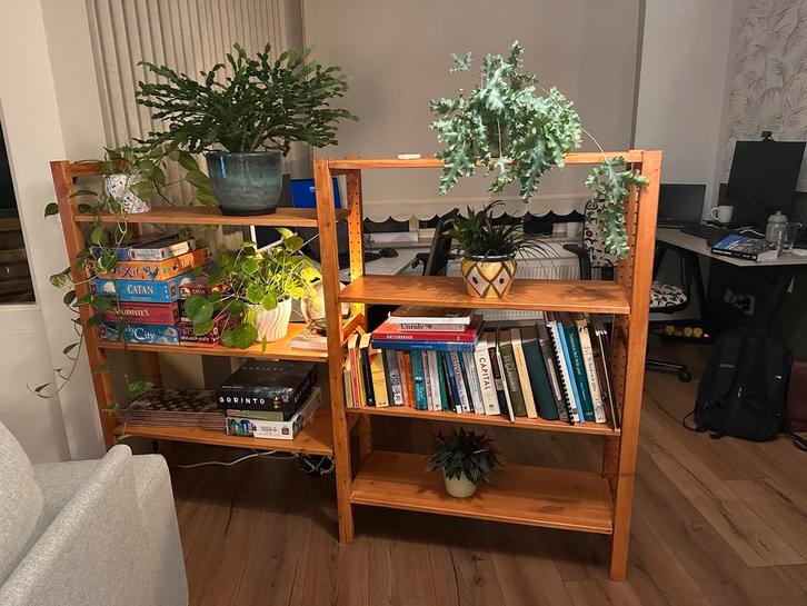 Ikea Ivar shelves, Huis en Inrichting, Kasten | Boekenkasten, Zo goed als nieuw, Minder dan 100 cm, 25 tot 50 cm, Ophalen