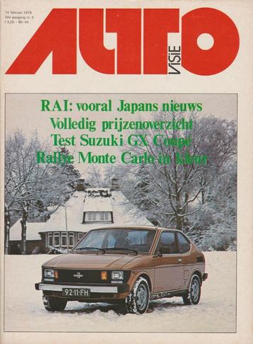 Suzuki SC100 GX Coupe test in Autovisie 1979 beschikbaar voor biedingen