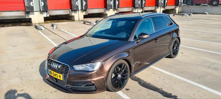 Audi A3 1.4 Tfsi 204pk E-tron Phev S Tronic 2015 Bruin, Auto's, Audi, Particulier, A3, Achteruitrijcamera, Adaptive Cruise Control