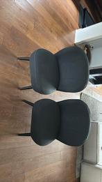 2 grijze stoeltjes, Huis en Inrichting, Stoelen, Ophalen, Twee, Zo goed als nieuw, Stof
