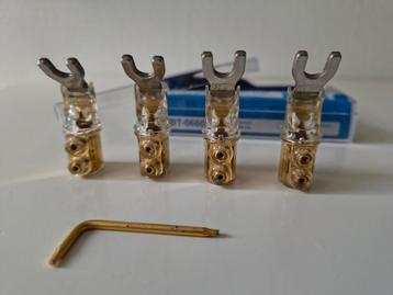 WBT 0660 Cu high end spades, connectors  beschikbaar voor biedingen