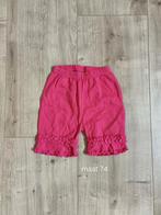 Roze Lief! korte broek, Kinderen en Baby's, Babykleding | Maat 74, Ophalen of Verzenden, Zo goed als nieuw, Meisje, Broekje
