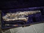 Couesnon tenorsaxofoon 1974, verzilverd en gereviseerd, Ophalen of Verzenden, Gebruikt, Tenor, Met koffer