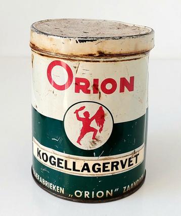 Oud Orion Oliefabrieken Zaandam Reclameblik Kogellagervet 