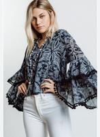 Misa Los Angeles tuniek maat 40/42 nieuwstaat, Maat 38/40 (M), Maje Bash Sandro Ganni, Blauw, Ophalen of Verzenden
