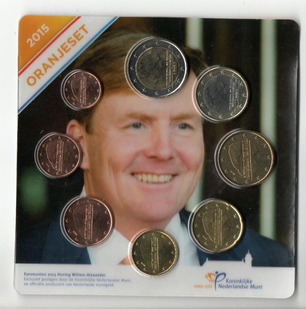 Oranje set 2015, Verzenden, Koningin Beatrix, Euro's, Setje
